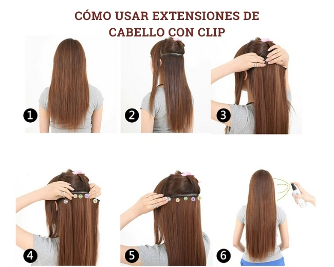 Extensiones de cabello con clip una fantástica solución para la belleza