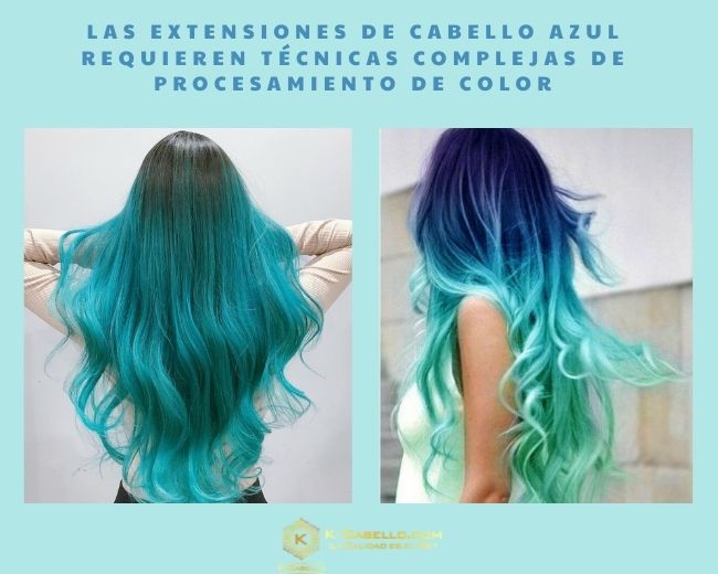 Las-extensiones-de-cabello-azul-requieren-tecnicas-complejas-de-procesamiento-de-color