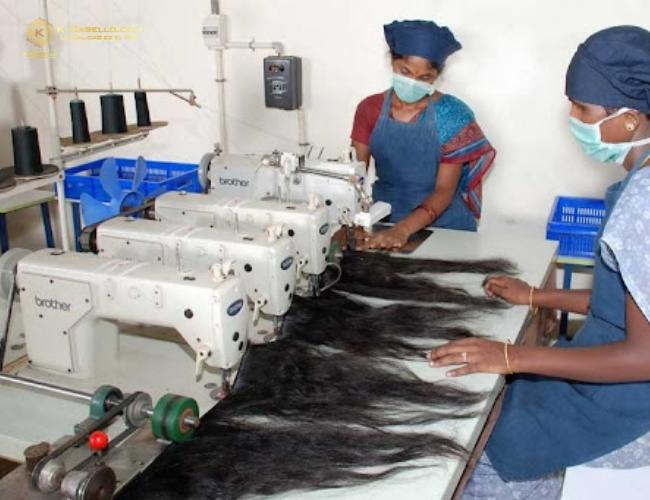 La-fabrica-de-extensiones-de-cabello-de-India-Indian-Hair-Factory