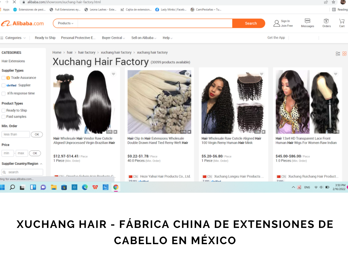 Xuchang-Hair-Fabrica-china-de-extensiones-de-cabello-en-Mexico