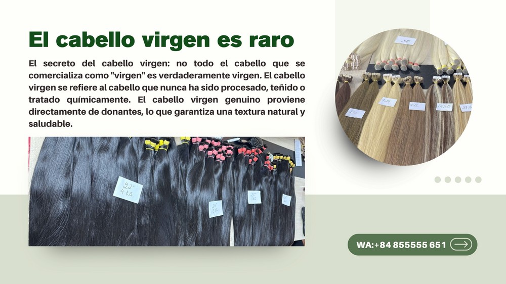 El secreto del cabello virgen