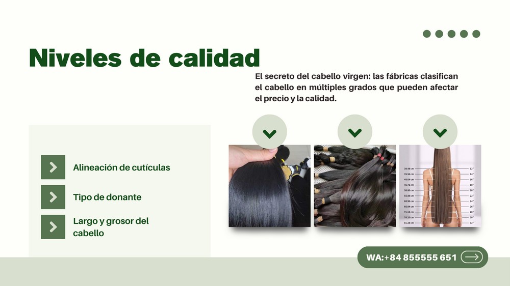 El secreto del cabello virgen