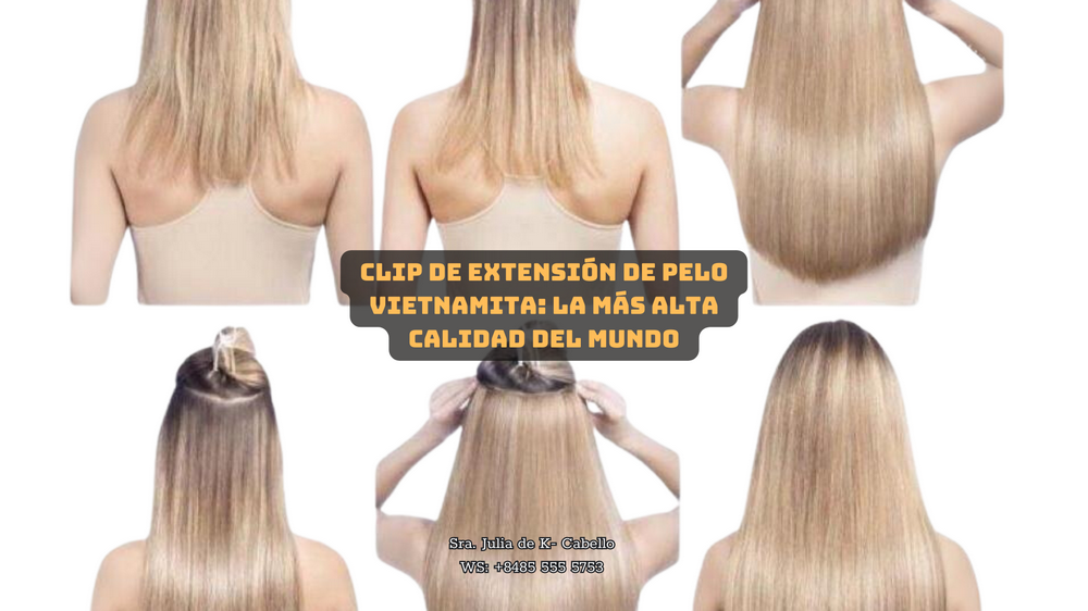 CLIP DE EXTENSIÓN DE PELO VIETNAMITA: LA MÁS ALTA CALIDAD DEL MUNDO
